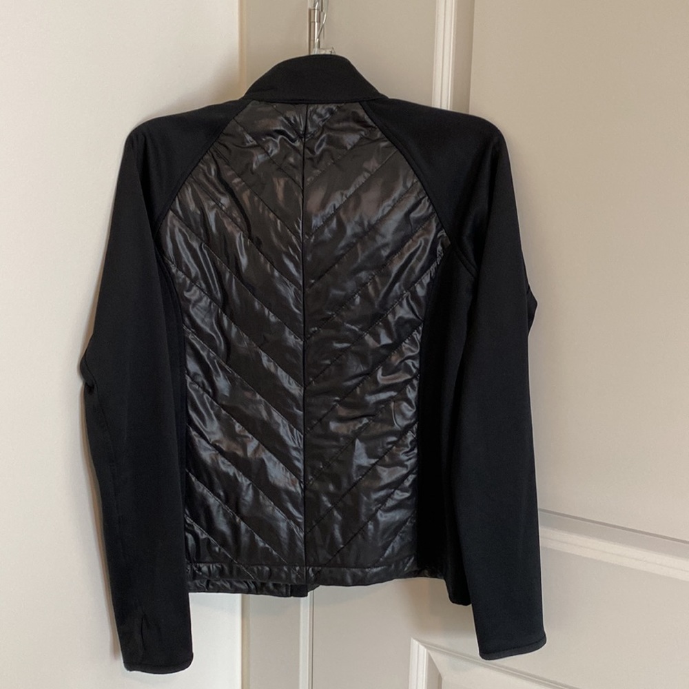 Black Reebok zip up performance jacket - Picture 2 of 4